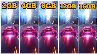 ASPHALT 9 RAM COMPARISON 2GB VS 4GB VS 8GB VS 12GB VS 16GB