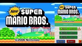 Walkthrough - New Super Mario Bros | 100% Completion - All 3  File Stars - All Levels and Star Coins