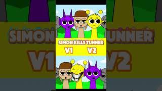 Durple react to SIMON kills TUNNER V1 or V2  #incredibox #sprunki #tunner #simon