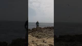 GT fishing on Rocks #rod Boca S 83 #reel Ignition available in www.almeedar.com #almeedar