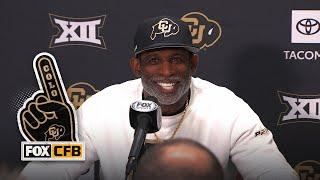 Press Conference: Deion Sanders speaks on Colorado's win over Texas Tech | FOX College Football