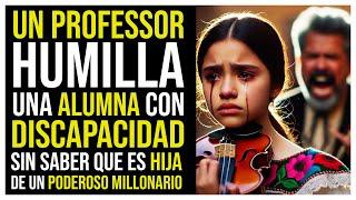 UN PROFESOR HUMILLA A UNA ALUMNA CON DISCAPACIDAD, SIN SABER QUE ES HIJA DE UN PODEROSO...