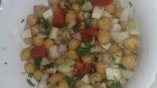 2 Minutes Left Over Chana Salad/ Weight loss Recipe. Father, special recipes photo,s 