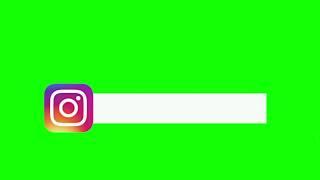 Instagram green Screen Animation No Copyright Most Popular Top 3 || Green Screen instagram 3d ||