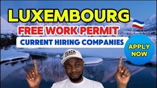 Luxembourg FREE Work Permit ( How To Relocate To Luxembourg )