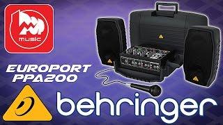 BEHRINGER EUROPORT PPA200 - звукоусилительный комплект