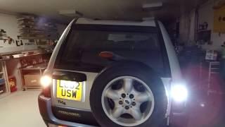 LED bulb upgrade on Land Rover Freelander 1 rear lights