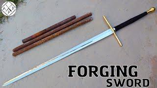 Forging a SWORD out of Rusted Iron REBAR