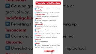 Master English Vocabulary | 100+ Words with Meanings, Examples & Usage  Improve Your Language Skills