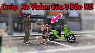 GTA 5 RP #15 Anh 3 Báo Chạy Xe VISION Đi HỚT TÓC GẶP NGAY BĂNG CƯỚP 3 ANH EM VÀ CÁI KẾT !!!