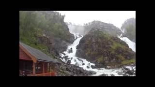 SOURDKAPP:LATEFOSS WATERFALL,ODDA NORWAY.1 June 2015