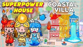 Coastal Villa House For Princesses with The Superpower of InvisibilityToca Boca House Ideas