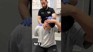 Part 4: His neck has been stuck facing the right!  #kingofcracks #chiropractor #torticollis