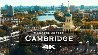 Cambridge, Massachusetts - USA  - by drone [4K]