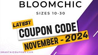 Bloomchic Coupon Code 2024  100% Working  Updated Today Bloomchic Promo Code 2024