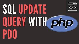 UPDATE QUERY IN PHP USING PDO - HOW TO