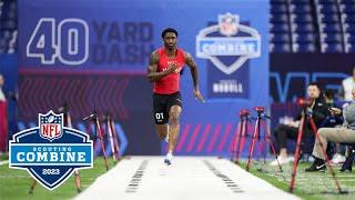 Wide Receivers Run the 40-Yard Dash at 2023 NFL Combine