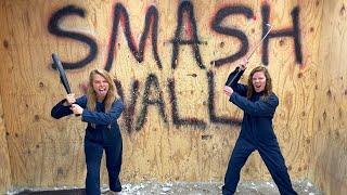 We DESTROYED EVERYTHING In This RAGE Room! - Vlog - Hailee And Kendra
