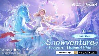 Lady Zhen-Snowventure | Honor of Kings x Disney's Frozen | Skin Showcase