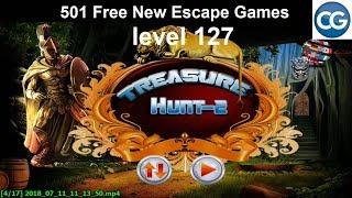 [Walkthrough] 501 Free New Escape Games level 127 - Treasure hunt 2 - Complete Game