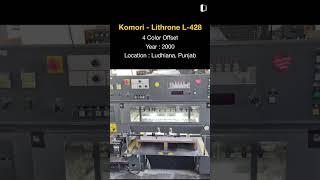 Buy Used Sheetfed Offset Machine | Komori - Lithrone L-428