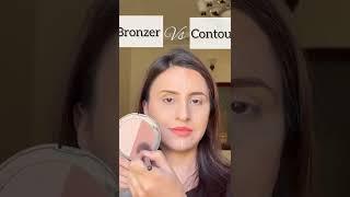 Difference between bronzer & contour! #short #shortvideo #shorts