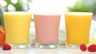 3 Summer Smoothie Recipes | Quick + Easy Breakfast Ideas