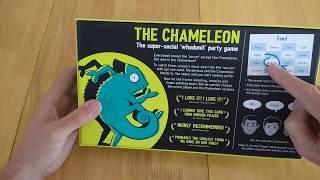 The Chameleon - how to setup play and review * Amass Games* board game party HD Gooseberry potato