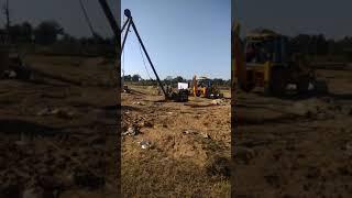 Mobilisation of Piling System in India | JCB | Bridge Engineering #bridge #jcb