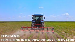 TOSCANO FERTILIZING INTER-ROW ROTARY CULTIVATOR