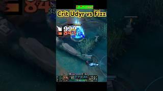Crit Udyr vs Fizz#lol #riot #noxus #gaming #lolshorts #league #udyr #fizz #fair #hob #shorts