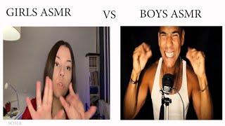 Girls ASMR vs Boys ASMR meme