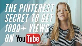 The Pinterest Secret to Get You 1000s of Views on YouTube | 2019 YouTube Growth Hack