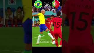 Portugal vs Brazil 4-3 Ronaldo Hat-tricks  FINAL Imaginary Match Highlights & Goals