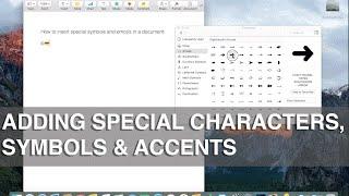 How to use special characters, symbols, emojis and accents on Mac - Apple Training