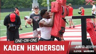 Kaden Henderson, the No. 2 linebacker in the 2027 class, discusses his relationship with Ohio State