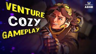 COZY VENTURE GAMEPLAY  OVERWATCH 2 ASMR Gaming  Whispering, Keyboard Sounds