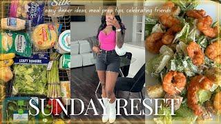 SUNDAY RESET ROUTINE | how to meal prep + weekly motivation