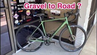 Canyon Grail Gravel to Road Conversion