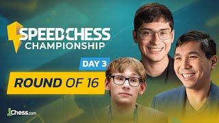 Denis Lazavik vs. Wesley So In Clash Of Future vs Present! Speed Chess Championship 2024