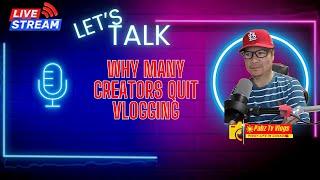 LIve !! WHY VLOGGER QUIT !