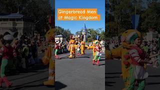 Gingerbread Men at Mickey's Once Upon a Christmastime Parade #thisismagic #magickingdom