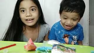 DIY FORKY FROM TOY STORY! WITH MY SIBLINGS | Unnah Rzandraj's YT