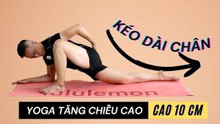 20p KÉO DÀI CHÂN, TĂNG 5CM CHIỀU CAO 1 THÁNG với YOGA | YOGA WITH BRIAN