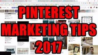 Pinterest Marketing Tips 2017 + Pinterest  Hashtags Guide