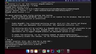 3-How to install Mongodb in mac m1