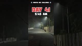 Self improvement challenge Day 40/50#shorts #gym #motivation#degreestudents #discipline #winter