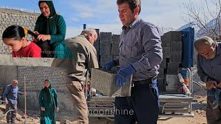 Noorbakhsh buying blocks to build a yard wall and making Kobra and Grandma happy