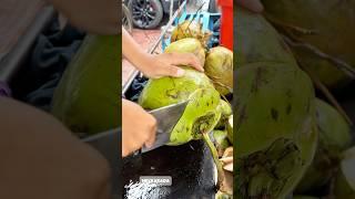 Super technique coconut cutting skills #shorts #everyone #trending