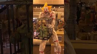 Cagey the Clown with Kid in cage Halloween #halloween